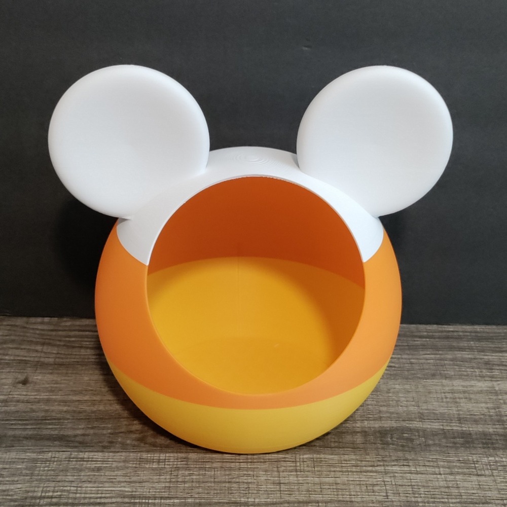 PLA 3D Printed‎ Mickey Mouse Candy Dish Bowl Candy Corn Halloween Decor - Picture 4 of 11
